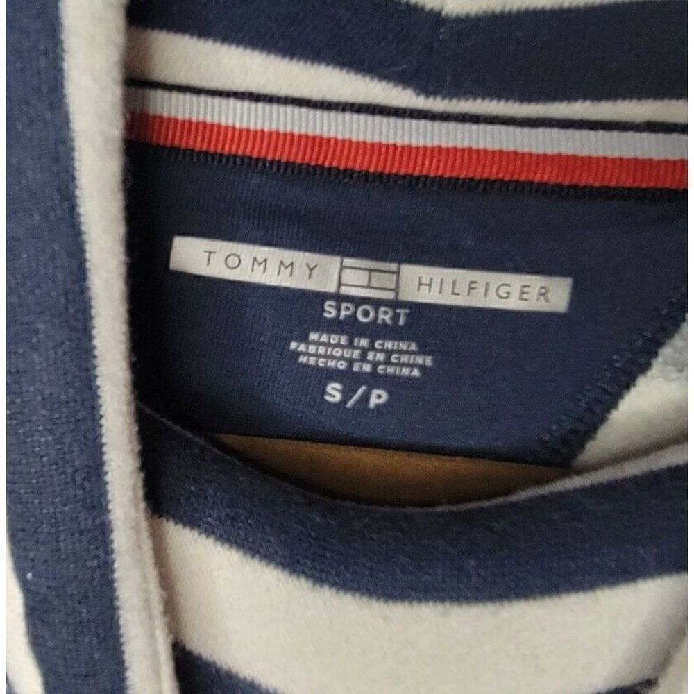 Tommy Hilfiger Womens Striped Pullover Funnelneck Pullover top SZ SMALL PETITE - Picture 4 of 5